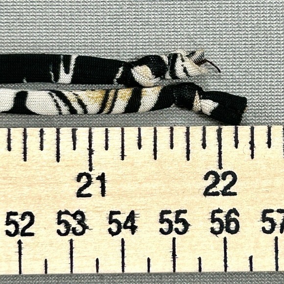 Caren Sport Dress Women's 3X Orange Black Brown Tan Halter Tie Neck Midi Print - Picture 11 of 16